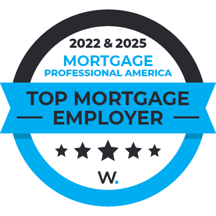 AWARD-BADGE-MPA 2022 and 2025 Top Mortgage Employer Award by Mortgage Professional America for wemlo loan processing